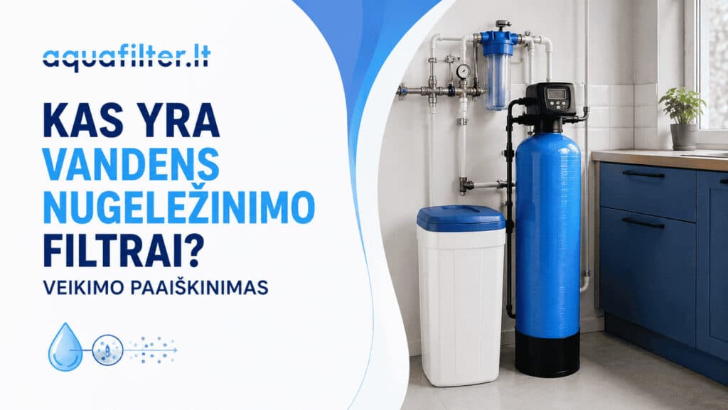 Kas yra vandens nugeležinimo filtrai? Veikimo paaiškinimas.